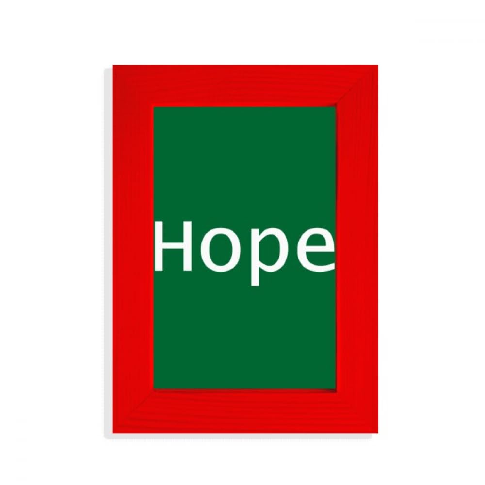 Cadre photo Hope rouge pour rompre la monotonie de vos murs blancs avec style