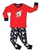 Elowel Little Boys "Rocket" 2 Piece Pajama Set 100% Cotton (6M-8 Years)