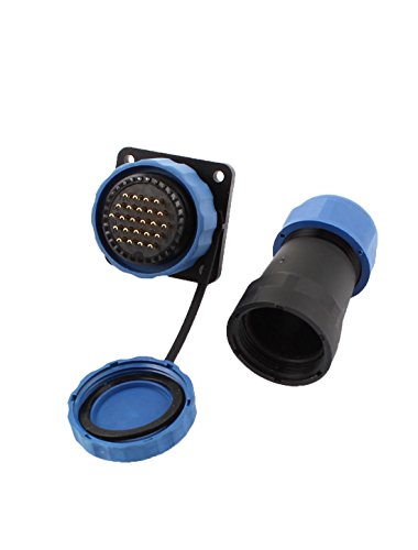 Conector Aéreo Impermeable SD28 28mm 24 Pines miniatura 2
