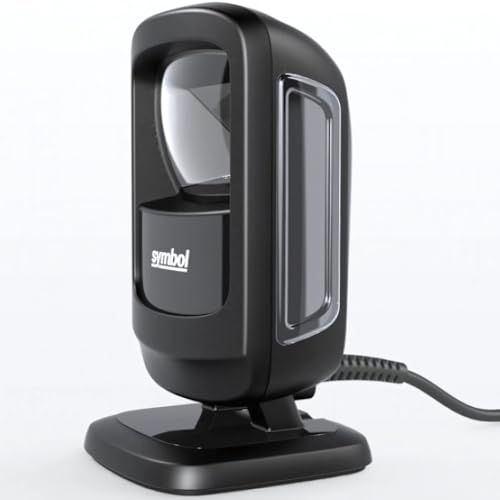 Zebra DS9208 Hands-Free Barcode Scanner Bundle - Symbol Motorola 2D Scanner - High-Speed Zebra DS9208 Barcode Scanner for Retail & POS Systems - Durable & Efficient (Renewed)