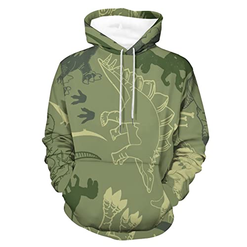 Hoodie dinosaures pour cocooning à la maison ou sorties décontractées en ville