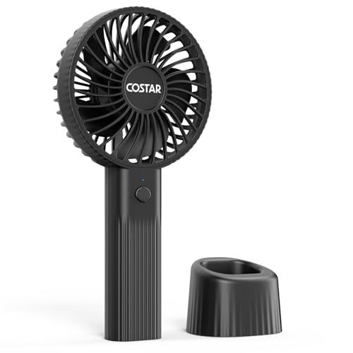 COSTAR Handheld Fan, Brushless Motor Portable Hand Fan with Fan B...