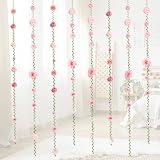6 PCS Artificial Rose Flowers Hanging Decorations...