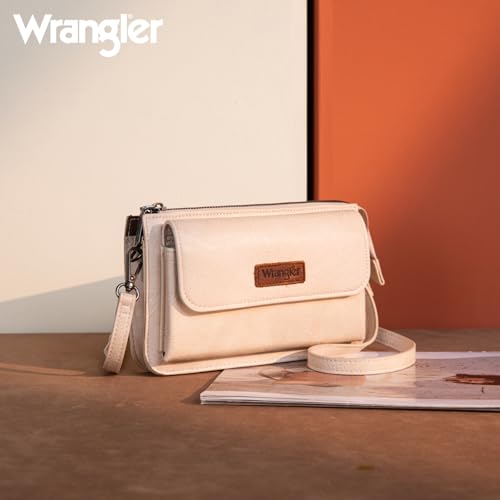 Image of Wrangler Crossbody Wallet for Women RFID Clutch Phone Purse with Credit Card Slots | RFID