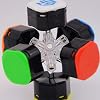 Bukefuno GAN 11 M Pro 3x3 Magnetic Speed Magic Cube stickerless GAN11M Pro 3x3x3 Puzzle Magic Cube(GAN11 M Pro Black Frosted Kernel Version)