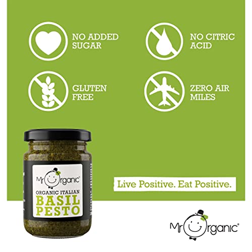 Mr Organic Organic Basil Pesto 130G #TOP1