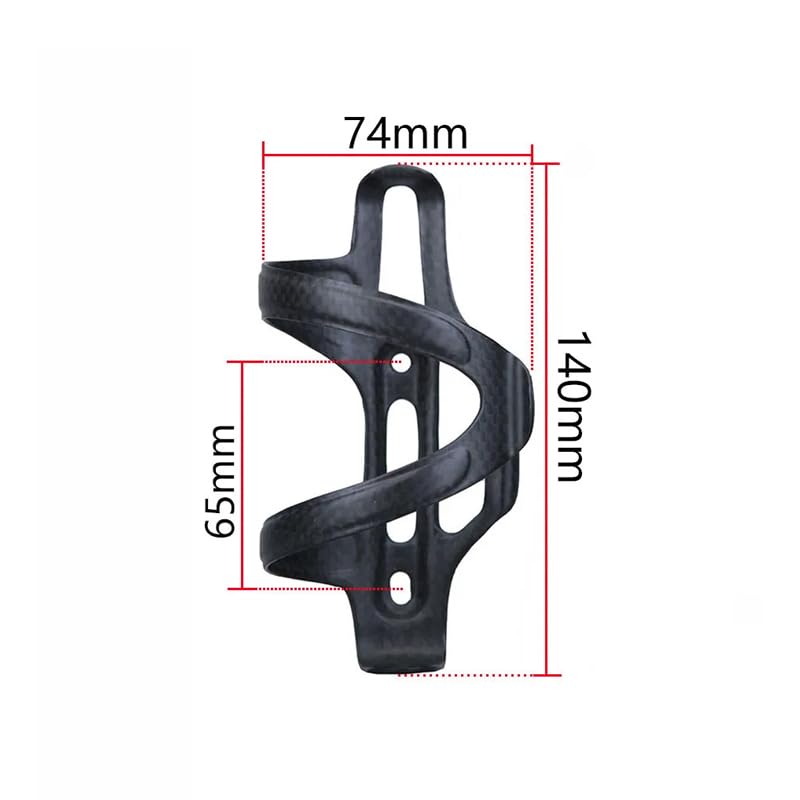 Portabidon Bicicleta Portabotellas Ultraligero de Fibra Carbono for Bicicleta, Soporte Ligero for Bebidas, for Bicicletas montaña y Carretera(Right Side)