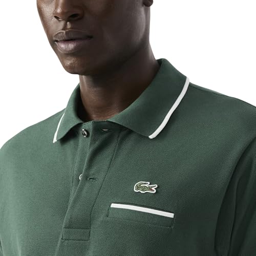 Image of Lacoste Men's Classic Fit Pocket Accent L.12.12 Polo Shirt