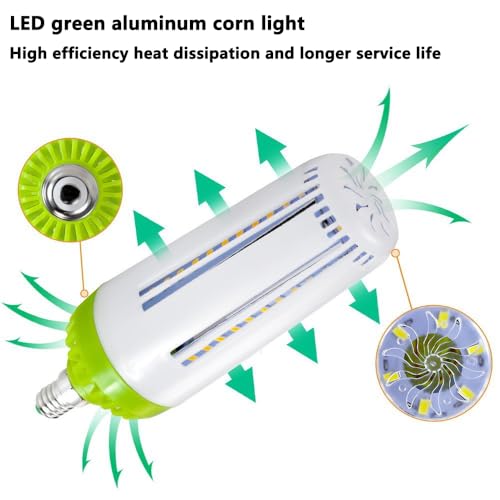 Ampoule LED E27 maïs super lumineuse 20W lumière intense non variable