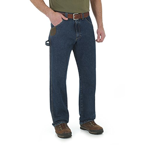 Wrangler Riggs Workwear Men's Cool Vantage Carpenter Jean, dark stone, 32x32