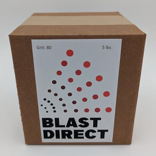 Premium Aluminum Oxide #80 Grit - Versatile Media for Blasting, Rock Tumbling & Polishing - High