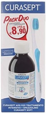 Curasept ADS 020 intensive treatment mouthwash (200 ml + Free Curaprox toothbrush)