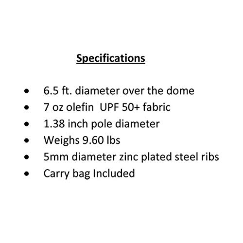 6.5' Shade Star Beach Umbrella Color: Pacific Blue #TOP1