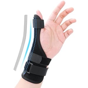 BLATOWN Thumb Spica Splint, Adjustable Thumb and Wrist Brace for Arthritis Pain, Joint Sprains or Injured Thumb Support, Thumb Stabilizer for Women Men Left and Right Hands