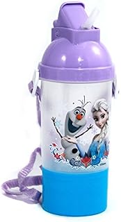 Disney Frozen Girls Lunch Sippy Cup Canteen Drinkware Snack Container Bottle