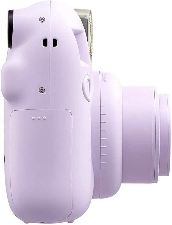 FUJIFILM INSTAX Mini 12 Instant Film Camera | Lilac Purple Bundled with Instax Accessory Bundle + Cleaning Cloth (8 Items)