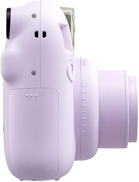 FUJIFILM INSTAX Mini 12 Instant Film Camera | Lilac Purple Bundled with Instax Accessory Bundle + Cleaning Cloth (8 Items)
