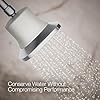 Kohler 37722-Y-CP Cinq Square single-function filtered showerhead, 2.5 gpm, Polished Chrome