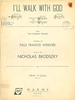 Paperback I'Ll Walk With God, From the Student Prince. in Eb. (Sheet Music) Book