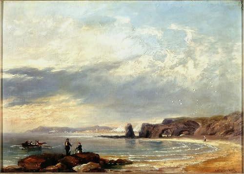 Tableaux sur toile Marsden Rocks Sunderland pour déco de bureau moderne