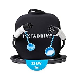 INSTADRIVE Typ 2 Ladekabel 22kW 5 Meter