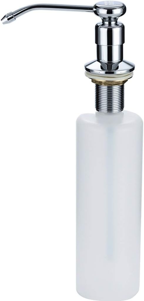 Countertop Soap Dispensers,with 8/14oz Bottle,Kitchen Sink Soap Dispenser Stainless Steel Countertop Pump,Lotion Built in Bottle, Soap dispensers, 350ml