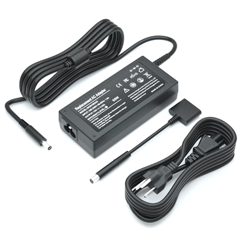 65W/45W Laptop Charger Power Supply for Dell Inspiron 15 3000 3535 3530 3520 3511 3510 3501 3521 3525 3542 15.6'' 15 16 5620 5625 5593 5510 5575 5420 Vostro 3425 3520 5630 19.5V-3.34A Power Cord