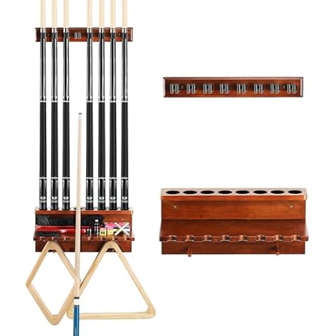 EXTCCT Hardwood Pool Cue Rack Cover