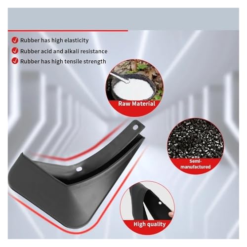 Guardabarros de coche para Tesla Model S 2018-2024 kit completo 6