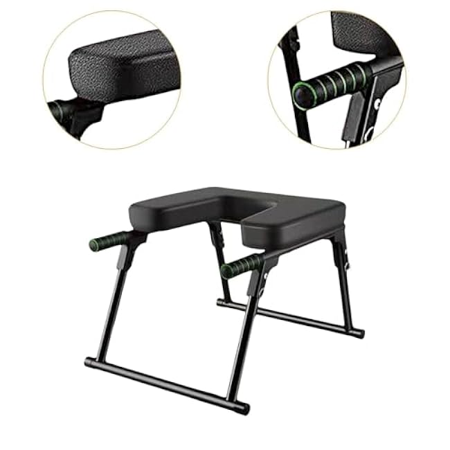 Headset Bench Training Stool Fitness Gym Multifunctional Strengthening Home Inversion Chair, Black no mat
