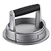 Produktbild Westmark Hamburgermaker, Verstellbar für 3 unterschiedliche Patty-Größen: 1/4 Pfünder, 1/3 Pfünder und 1/2 Pfünder, Aluminium/Kunststoff, Vario, Silber/Schwarz, 62252260