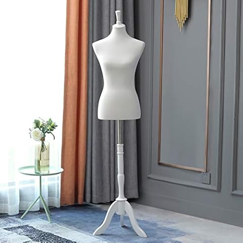 Loywe Schneiderpuppe Weiblich Schaufensterpuppe Damenbüste Schneiderbüste kleiderpuppe Büste Torso Gr.36/38 | LW6016Weiss Cover