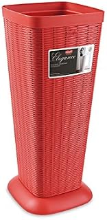 Stefanplast Elegance Umbrella Stand, Dove Grey, 25.5 x 25.5 x 57 cm