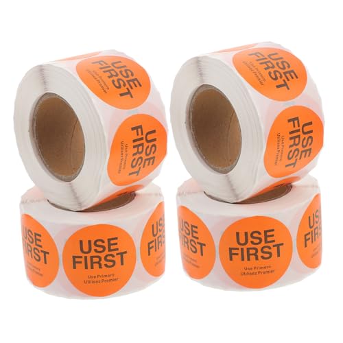 Étiquettes utiliser en premier Cabilock orange 38mm pour gestion de stock alimentaire