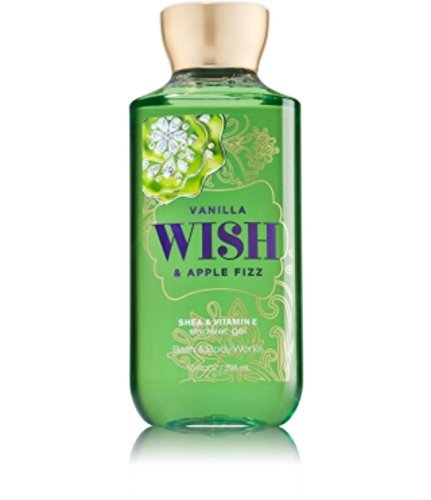 New Bath & Bodyworks Wish Vanilla & Apple Fizz Shower GEL 10 Fl Oz/ 295ml