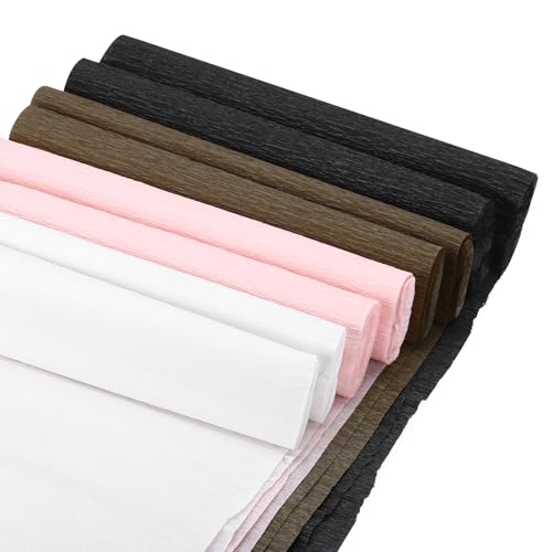 Papier crépon Rebower pour fleurs en papier et serpentins de fête