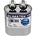ClimaTek Oval Capacitor - fits Payne # HC91CA005D | 5 uf MFD 370/440 Volt VAC