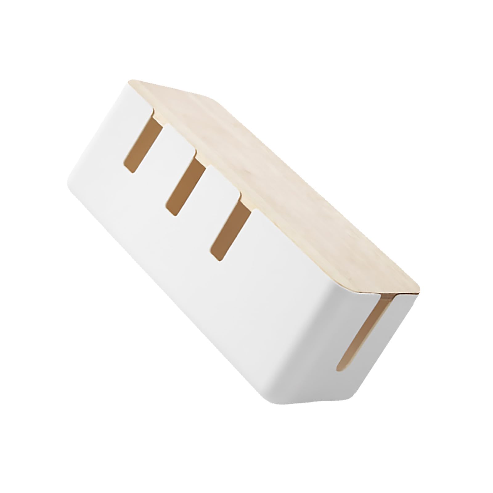 Homoyoyo Caja Organizadora para Cables con Tapa Resistente y Práctica para Enchufes Múltiples y Regletas Almacenamiento Ordenado para Escritorio y Hogar Protección y Gestión de Cables