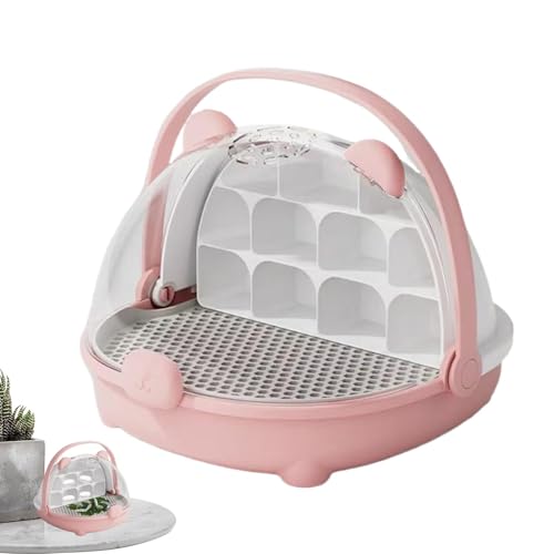 Cage de transport pour animaux domestiques et boîte d'élevage reptiles transparente - 2