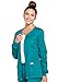 Cherokee Women's Workwear Core Stretch Warm Up Scrubs Jacket, Teal Blue, Large