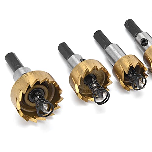 Set de sierras de perforación HSS con dientes de carburo miniatura 6