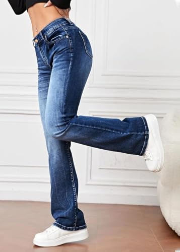 Pantalon évasé stretch qui affine la taille sans serrer le ventre