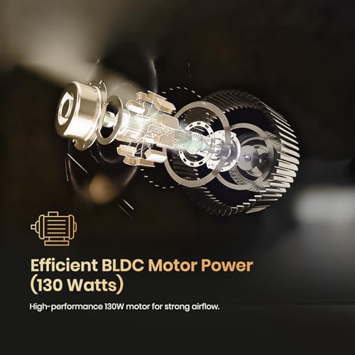 Image of Haier 60cm 1600m /hr BLDC Autoclean T-Shape Chimney | Easy Clean Filterless with Touch /Gesture Control | 10 Yr Motor, 4 Yr Comprehensive Warranty | Free Installation & Pipe | HIH-T1600-BLDC-IN | Black