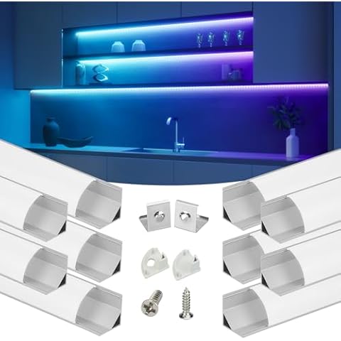 Muzata LED Channel System with Cover Lens Cover