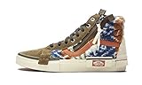 Vans SK8 Hi Reissue Cap Mixed Textile Military Olive Men's Skate Shoes Size 10