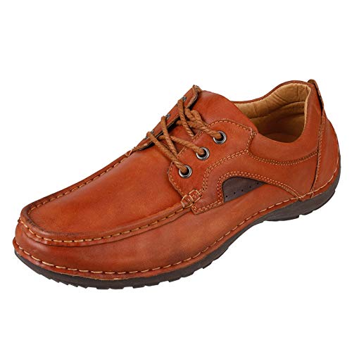 CREPUSCOLO Herren Schnürhalbschuhe Oxfords Leder Herrenschuh Businessschuh Lederschuhe Cover