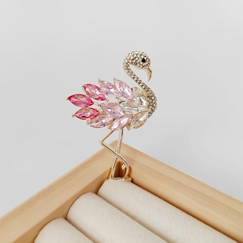 Image of Rhinestone Brooch Pins for Women, Vintage Crystal Enamel Brooches, American Flag Pin Patriotic Lapel Pins Gift for Suit Clothes Bag Accessories