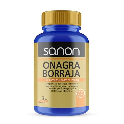 SANON Onagra-Borraja 110 perlas de 690 mg