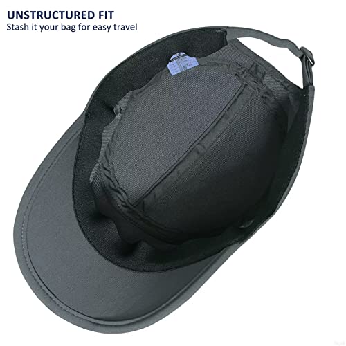 GADIEMKENSD-Stretch-Army-Cap-Sport-Military-Hats-Flat-Top-Short-Bill-Breathable