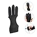 BESPORTBLE 3pcs Professional Portable Finger Protector for Archery Adjustable Wear-Resistant Glove Comfortable Design for Efficient Shooting and Bowstring Protection